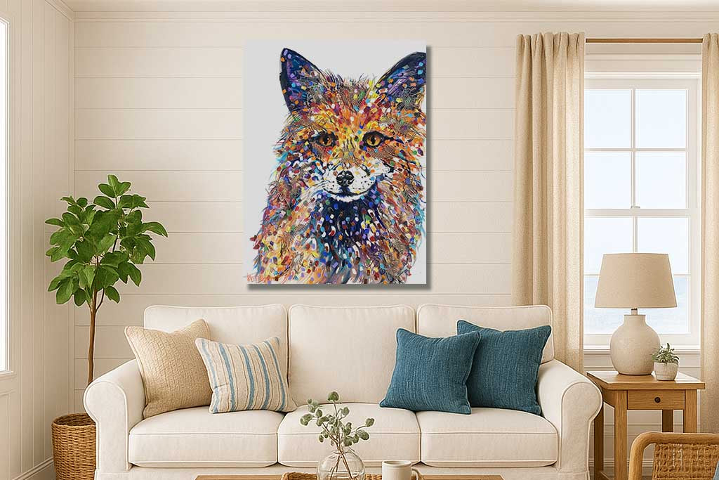 Artful Fox Original Painting