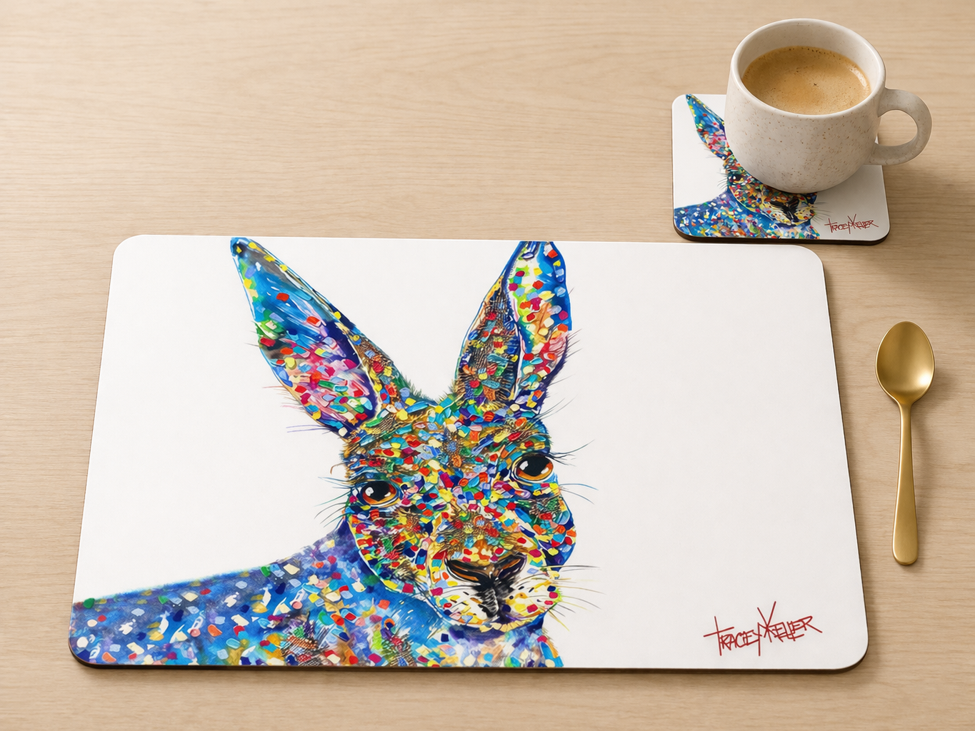 Kangoroo Blue Placemat