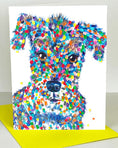 Load image into Gallery viewer, Schnauzer Face Card
