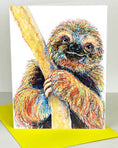 Load image into Gallery viewer, Sloth Card
