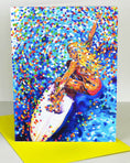 Load image into Gallery viewer, Surfer Girl Card