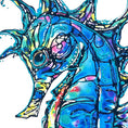 Load image into Gallery viewer, Seahorse in Flow Hand Finished Limited Edition