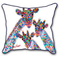 Load image into Gallery viewer, 3 Giraffes Indoor/Outdoor Cushion Cover
