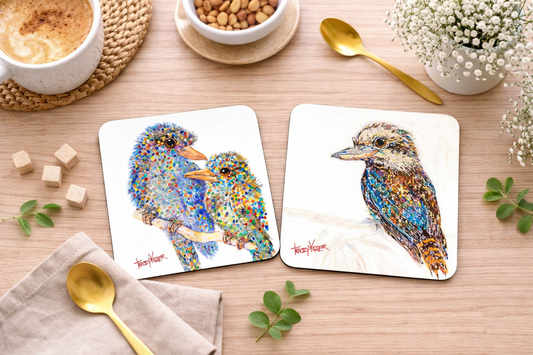 Amongst The Gumtrees | Kookaburra Coaster