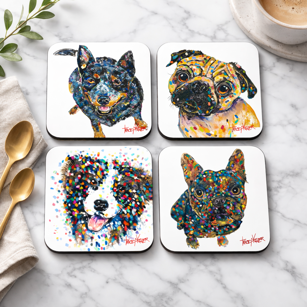 Aussie Cattle Dog Coaster