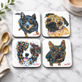 Load image into Gallery viewer, Black Frenchie Coaster
