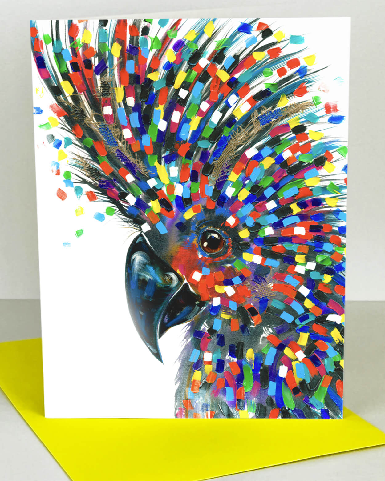 Black Cockatoo Card