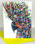 Load image into Gallery viewer, Black Cockatoo Card
