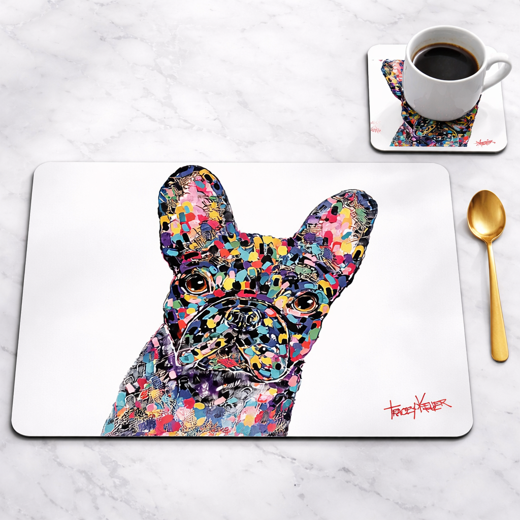 Black Frenchie Placemat
