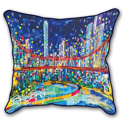 Brisbane Storey Bridge Indoor/Outdoor Cushion Cover