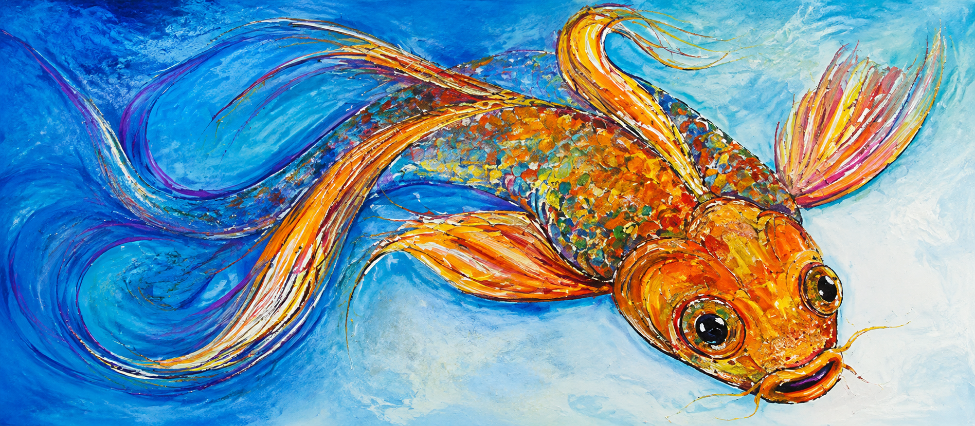 Koi Original Painting