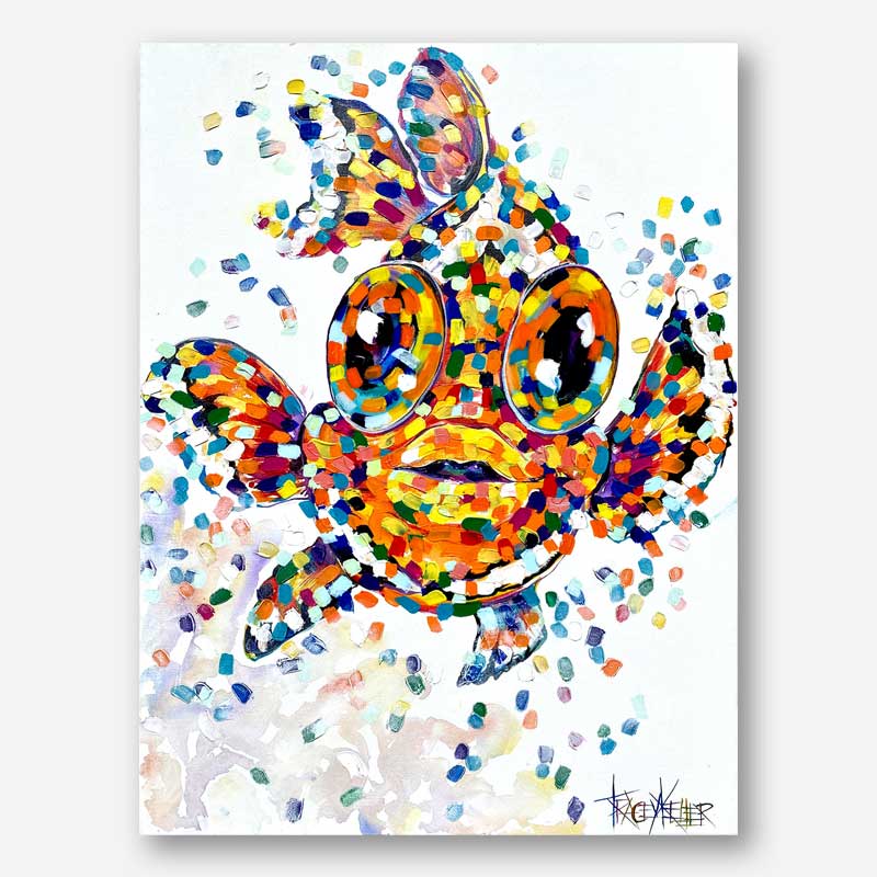 Clowning Around | Clownfish Original Painting