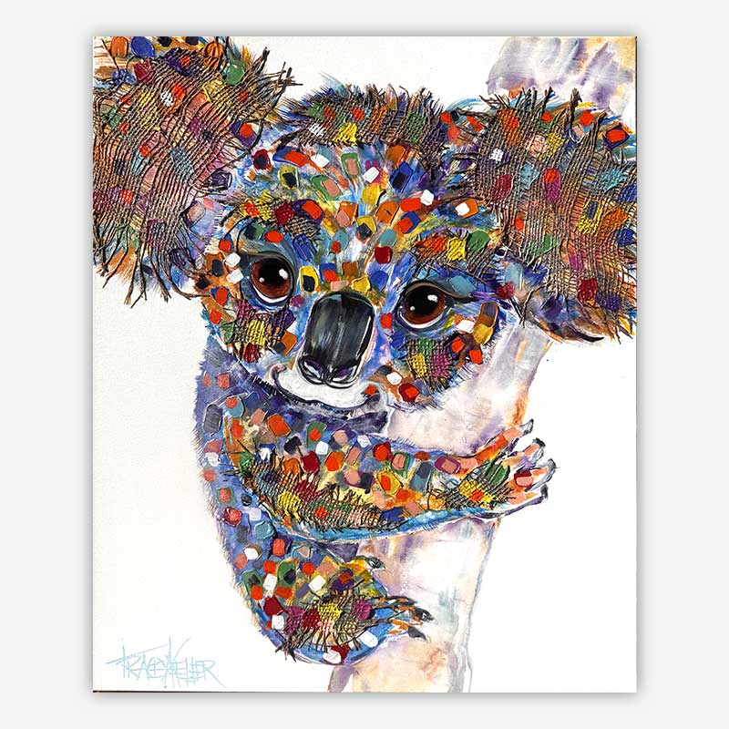 Cuddles Koala Original Painting