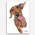 Load image into Gallery viewer, Sheer Puppy Joy | Dachshund Canvas Print
