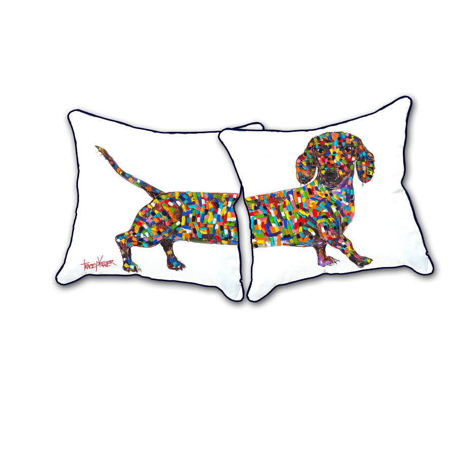 Daschy Set Indoor/Outdoor Dachshund Cushion Cover