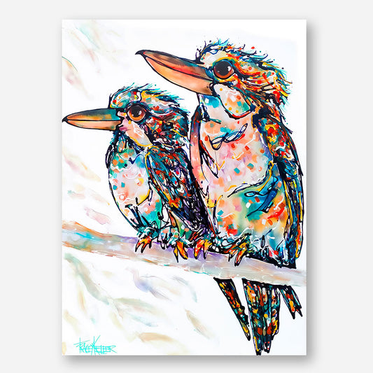 Double the Laughs | Kookaburra Hand Finished Limited Edition