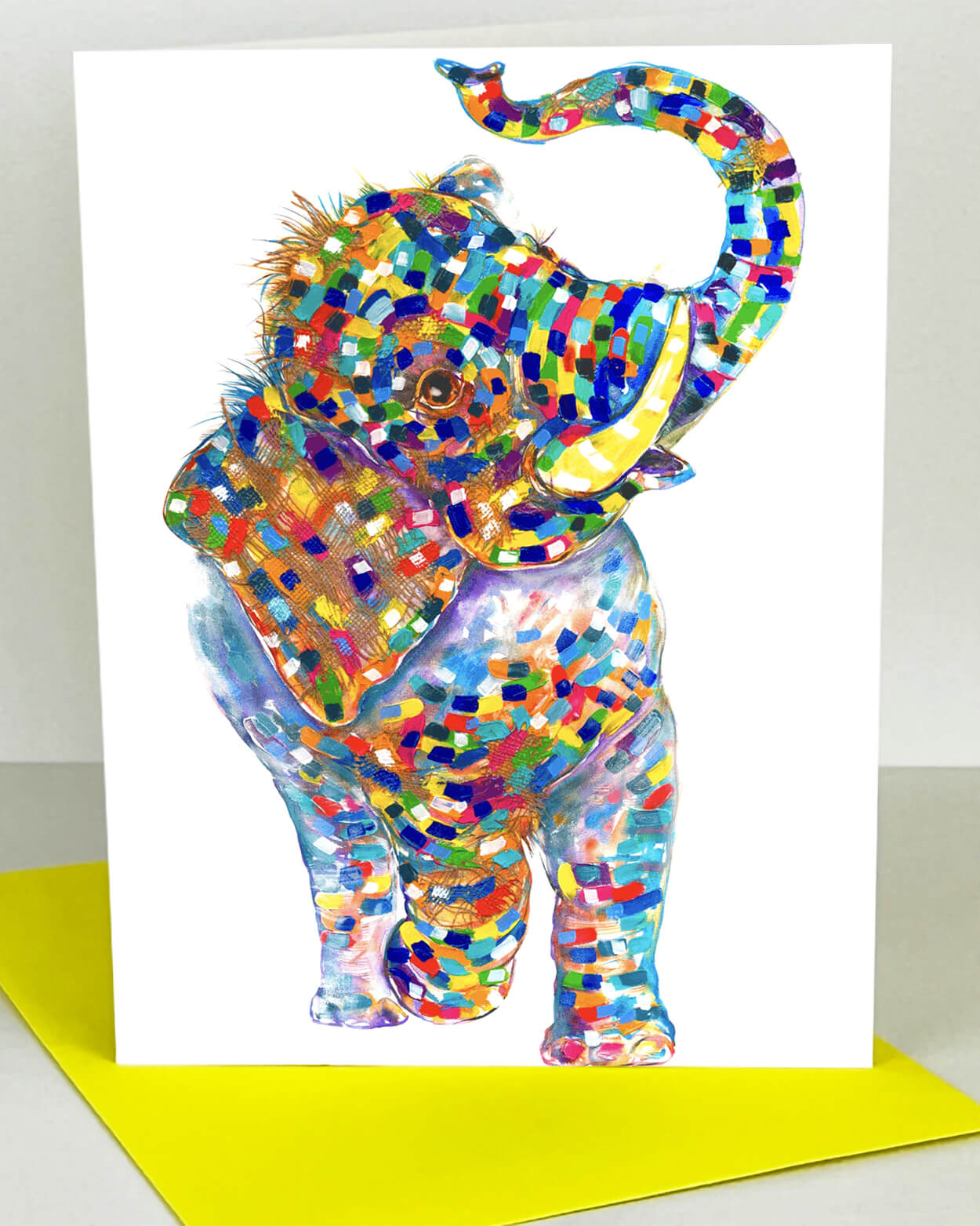 Elephant Trunk Up Card