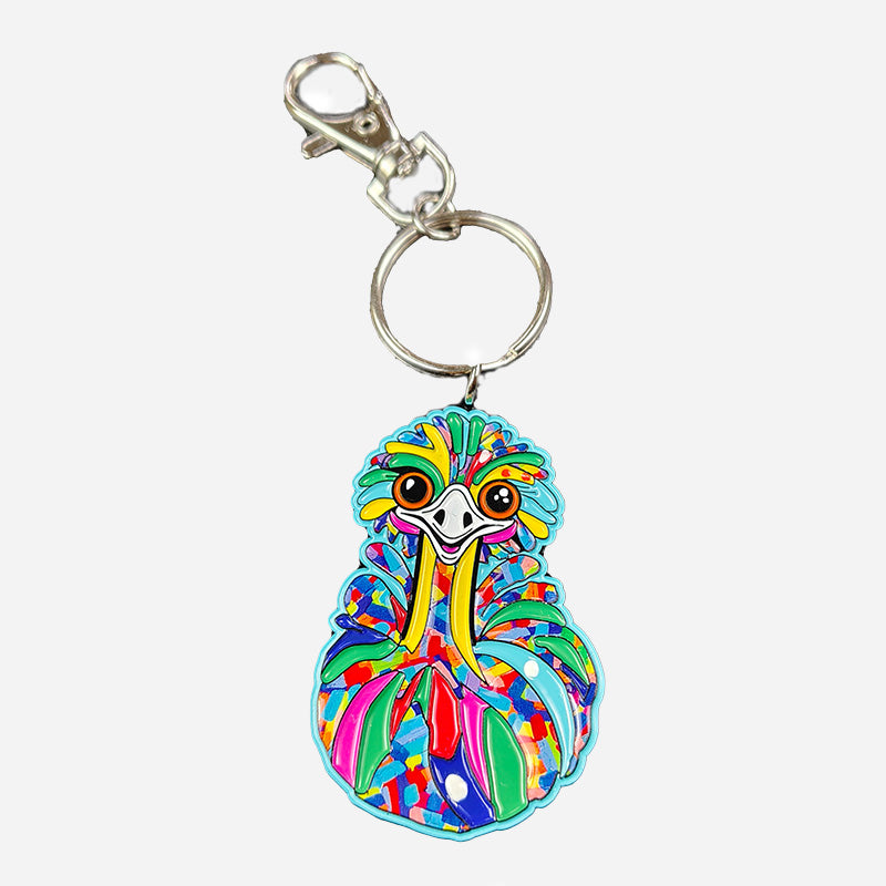 Emu Key Ring with Bag Charm
