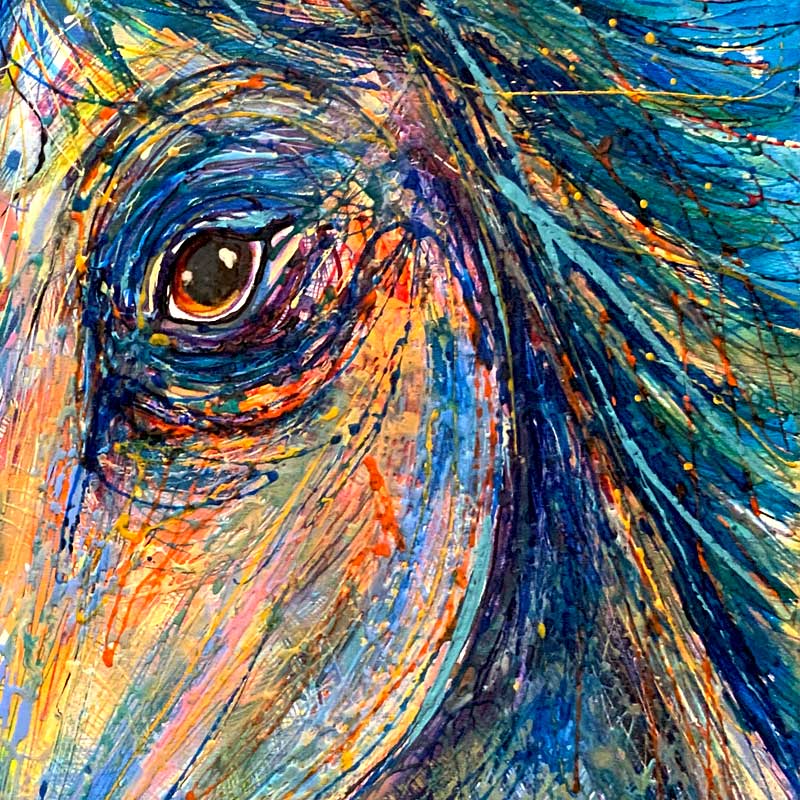Equine Dance of Love and Joy | Horse Original Painting