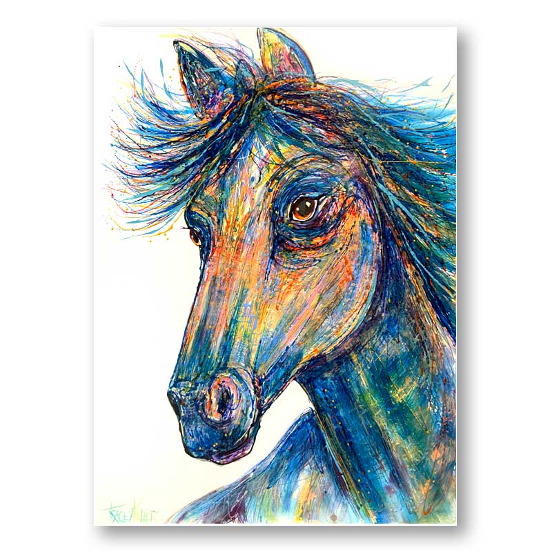Equine Dance of Love and Joy | Horse Original Painting