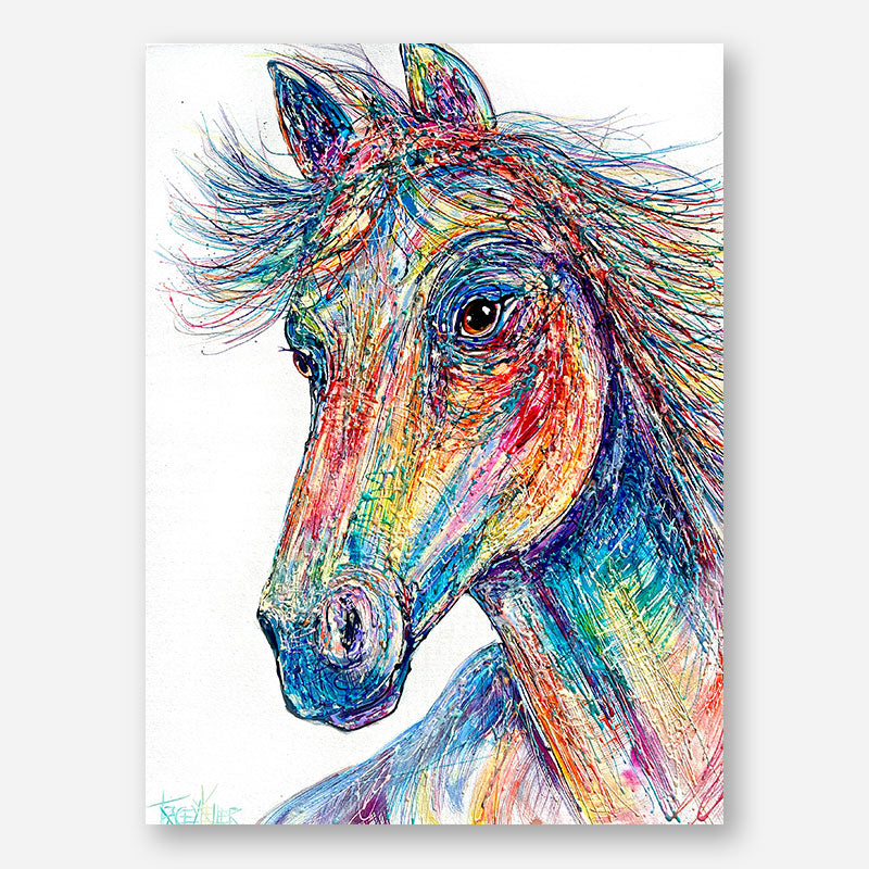 Equine Dance of Love and Joy | Horse Original Painting