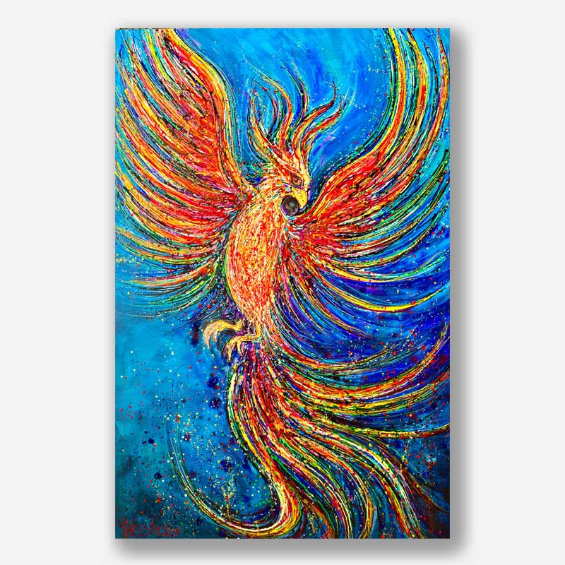 Eternal Flame | Phoenix Original Painting