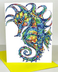 Load image into Gallery viewer, Ethereal Seahorse Card
