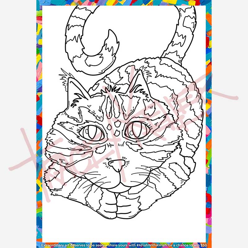 Fish With a Wish Colouring Book (Digital Download)