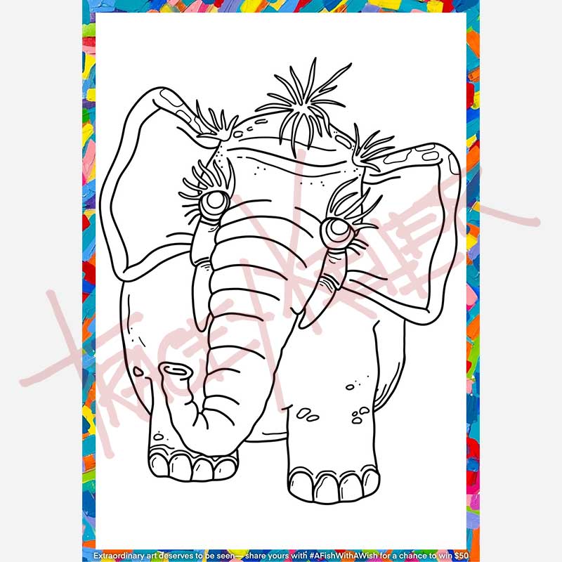 Fish With a Wish Colouring Book (Digital Download)