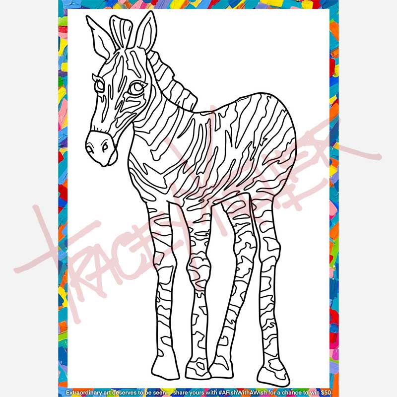 Fish With a Wish Colouring Book (Digital Download)