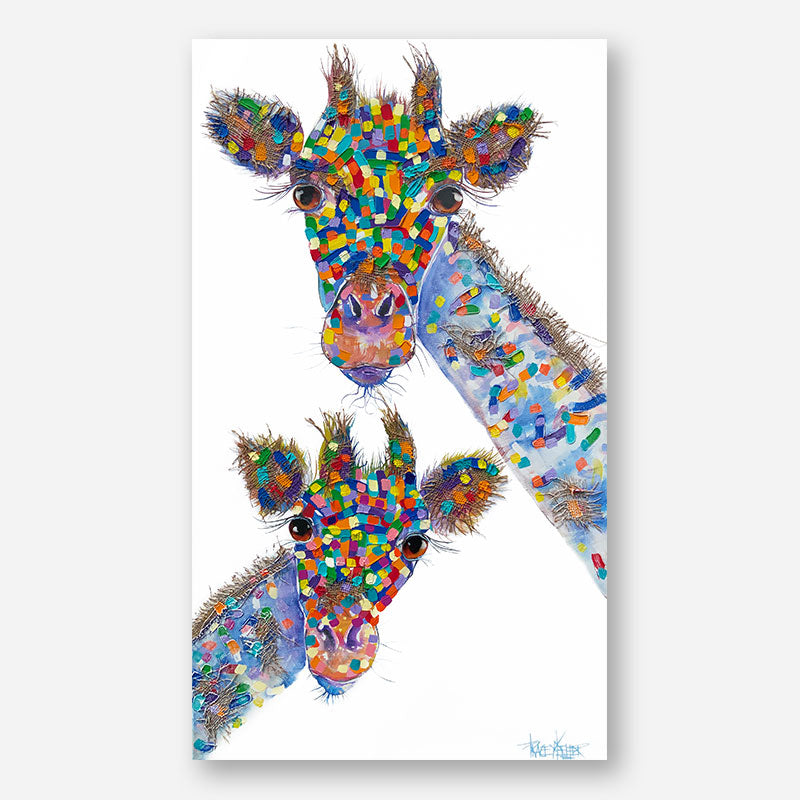 Fitzgerald and Flynn | Two Giraffes Hand Finished Limited Edition