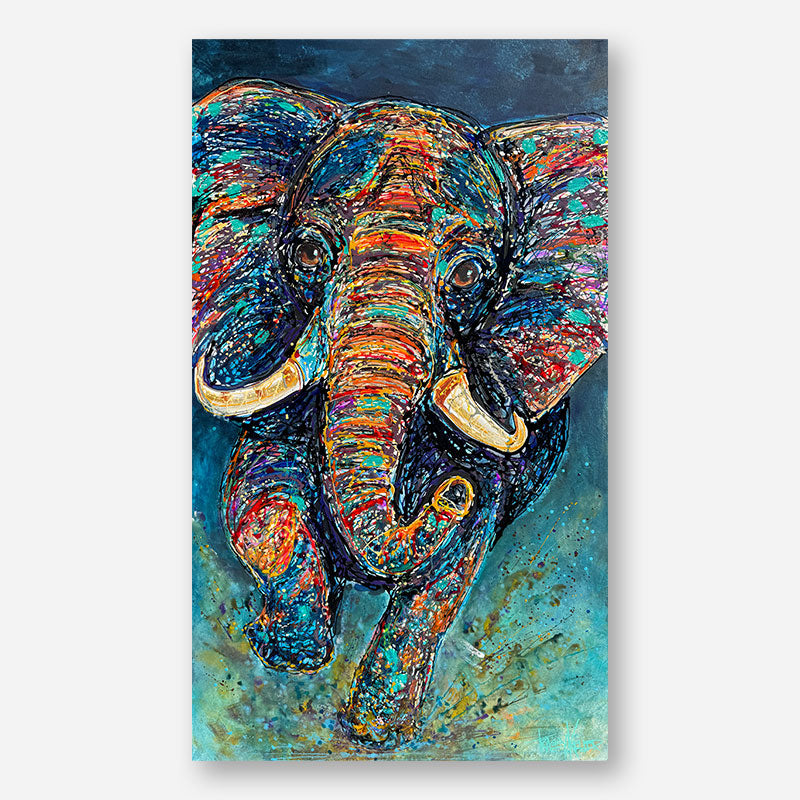 Gentle Wisdom | Elephant Original Painting