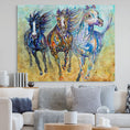 Load image into Gallery viewer, Glory | Three-Horse Original Painting
