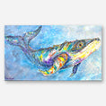 Load image into Gallery viewer, Harmony in Blue | Whale Original Painting
