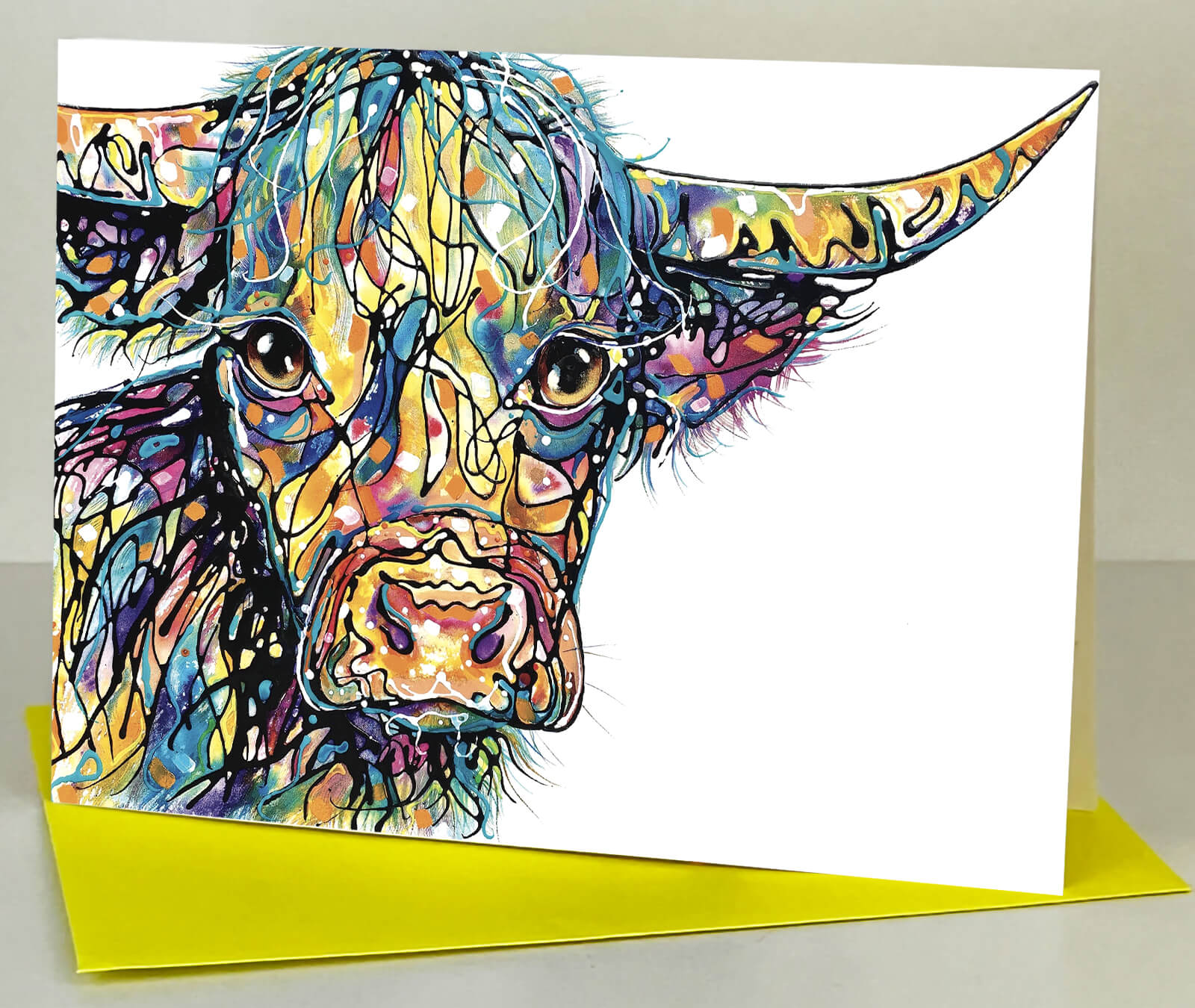 Heighland Coo Card