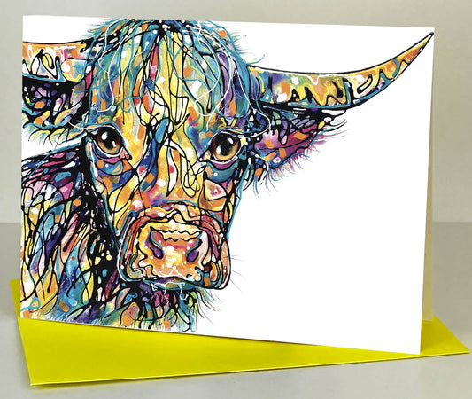 Heighland Coo Card