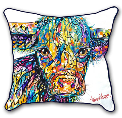 Heighland Coo Indoor/Outdoor Cushion Cover