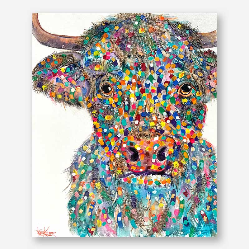 Heighland Harmony | Cow Original Painting