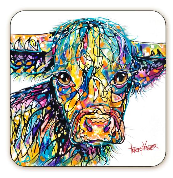 Heighland Coo Coaster