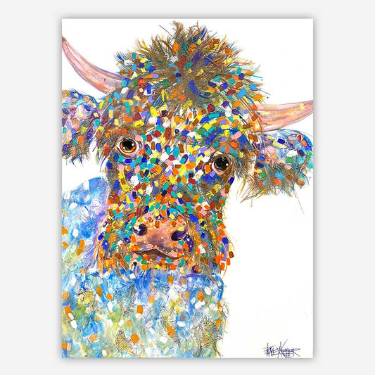 Highland Cow Original Painting