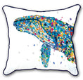 Load image into Gallery viewer, Humpback Whale Diptych Indoor/Outdoor Cushion Cover
