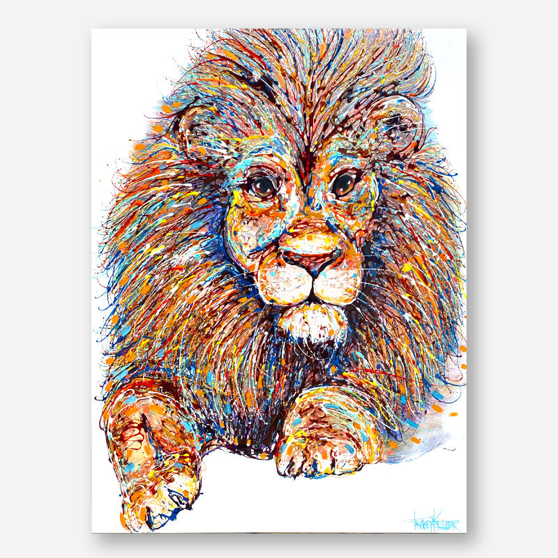 King of the Big 5 | Lion Hand Finished Limited Edition