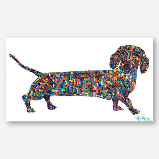 Long Doxie | Dachshund Hand Finished Limited Edition