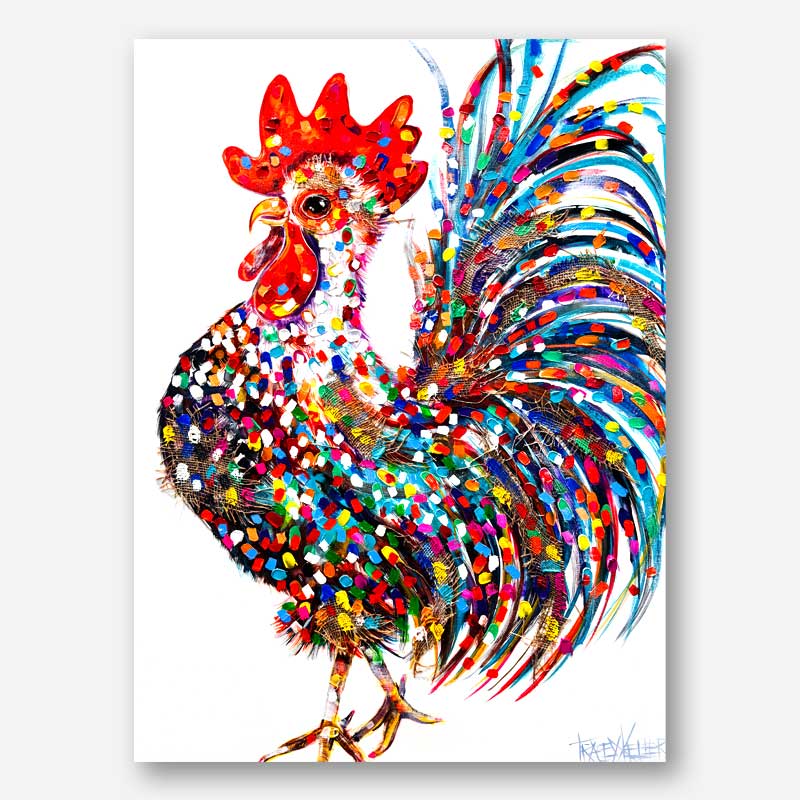 Look At This Guy | Rooster Original Painting