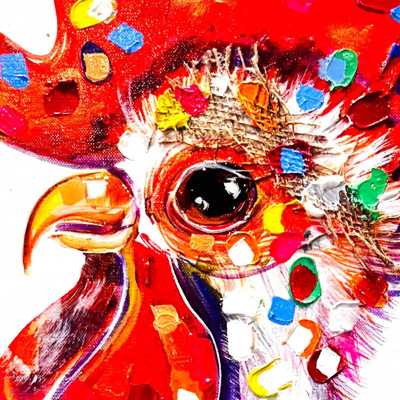 Look At This Guy | Rooster Original Painting