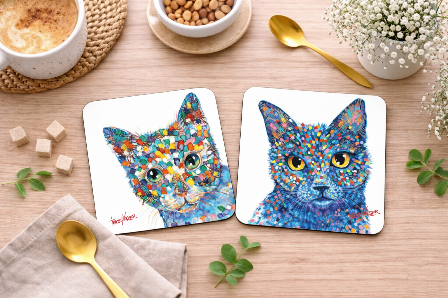 Luna Cat Coaster