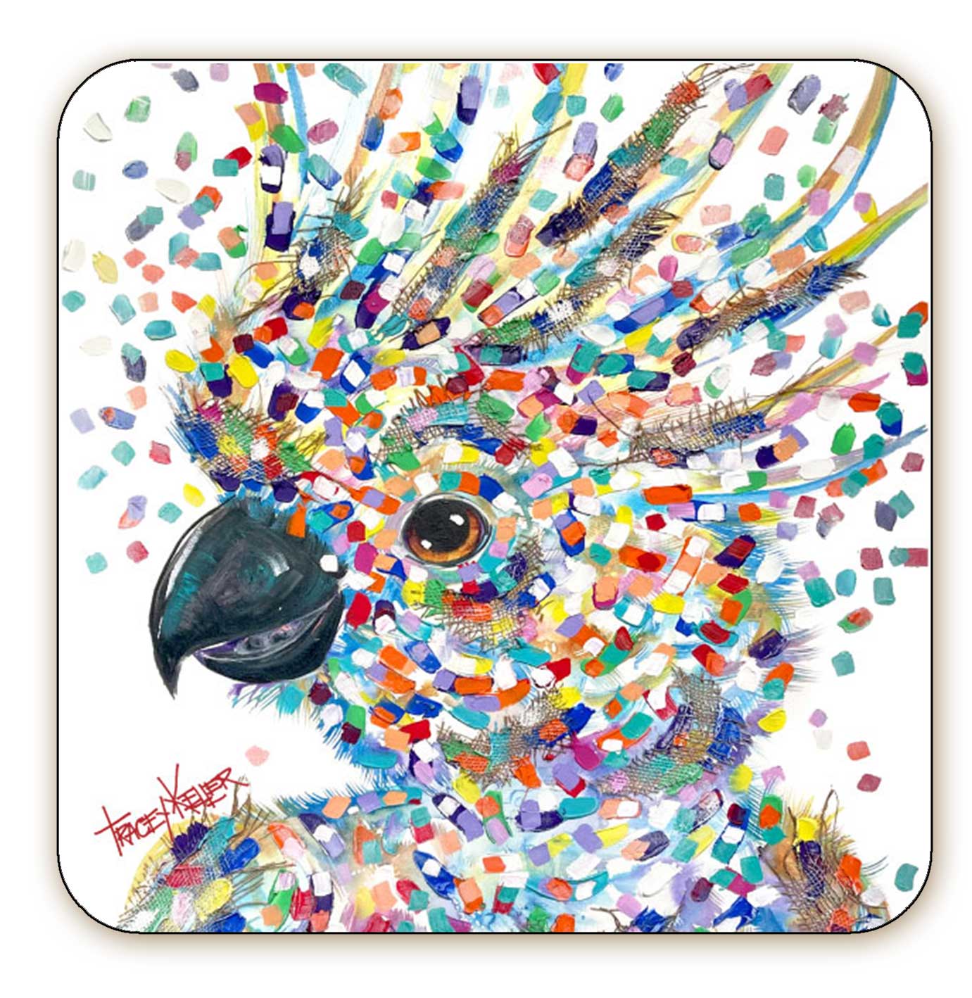 White Cockatoo Coaster