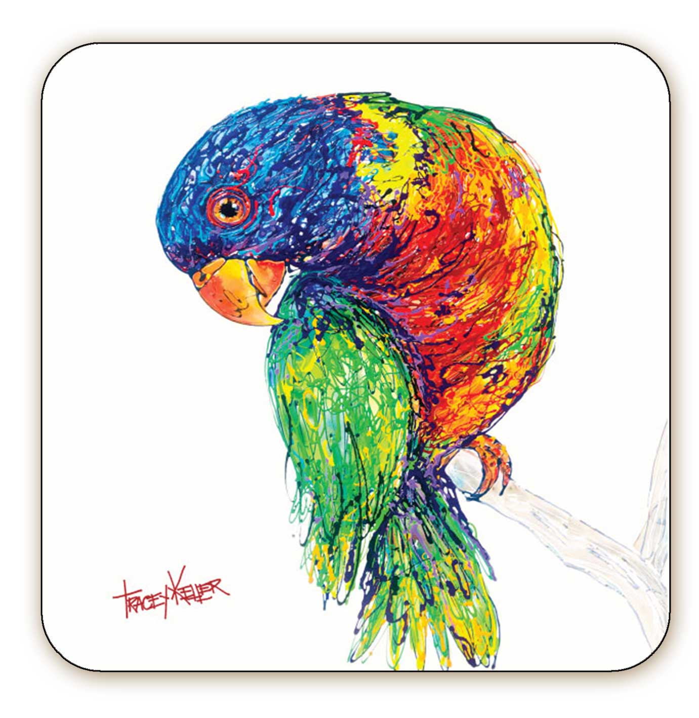 Rainbow Lorikeet Coaster