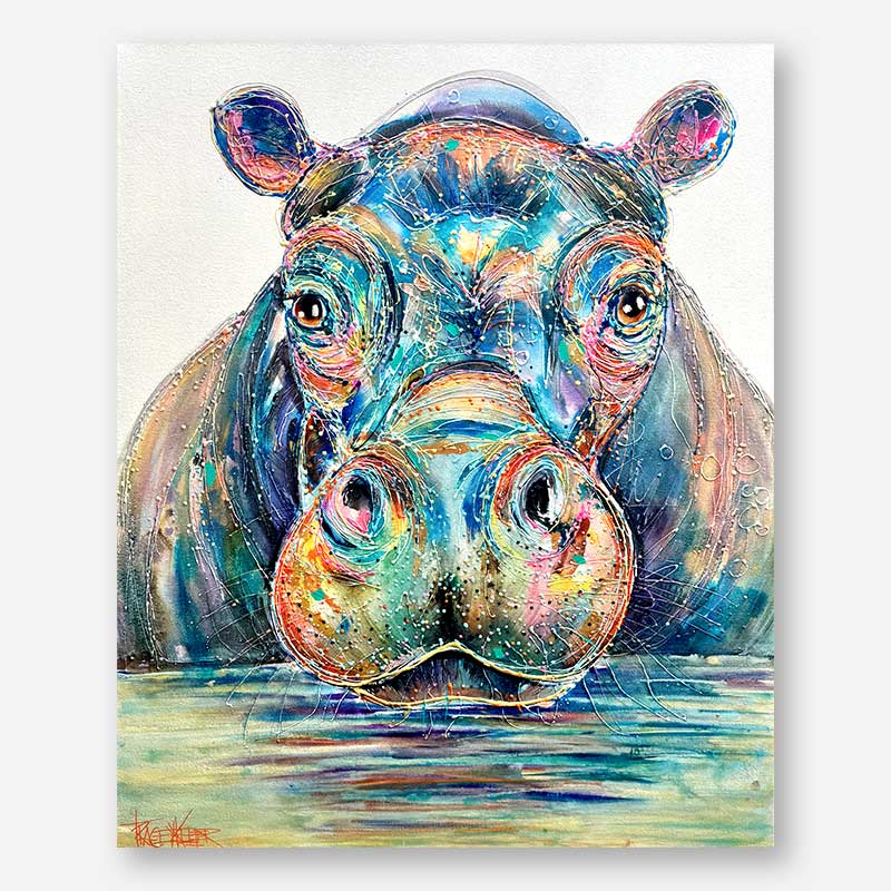 Patient Gaze | Hippo Original Painting