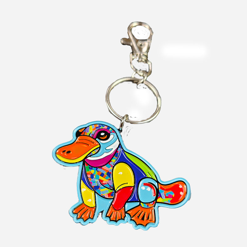 Platypus Key Ring with Bag Charm